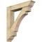 Ekena Millwork Merced Traditional Rough Sawn Bracket w/ Offset Brace, Douglas Fir, 8"W x 40"D x 44"H BKT0806X40X44MRC01RDF - alternate 1